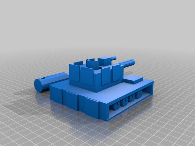 m1-abrams A impressão 3d tanque 3D print model - Mito3D