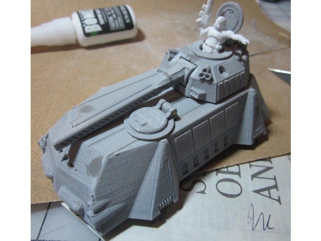 tycho afv toy & game accessories 40k nova corp reaper tank warhammer wh40k 3D print model - Mito3D