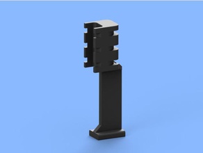 replicator 2x kablo tutucu yükseltme 3d yazıcı parçaları yedek parça çoğalıcı 3d print model - Mito3D