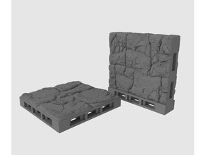 perdu cavernes pack d'échantillons 1 jeux donjon donjons dragons dungeonworks de la fantaisie infinitylock pathfinder rpg 3d print model - Mito3D