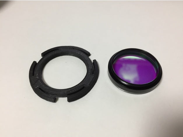 eos clip filtre à l'aide de 1,25 pouces la caméra 3D print model - Mito3D