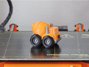 mighty mixer multi-material vehicles dual extrusion multi-color multi-extrusion 3d print model - Mito3D