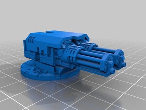 landraider assault cannon mod games assaultcannon warhammer warhammer40k 40000 40k weapon 3d print model - Mito3D