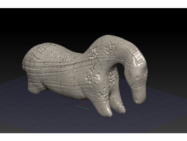 el hielo de la edad los animales La impresión en 3d talla cueva caballo marfil mamut rinoceronte 3D print model - Mito3D
