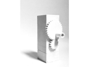 grinder - double gear v20 3d printing herb spacies weed 3d print model - Mito3D