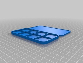 my customized simple fully box fuer spielgeld tool holders & boxes 3d print model - Mito3D
