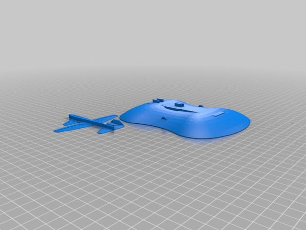 Drohne Flugzeug glider cover teal r c Fahrzeuge tealdronechallenge 3D print model - Mito3D