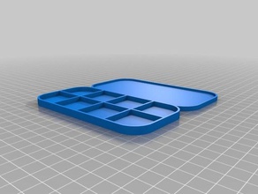 meine angepasste einfache komplett-box fuer spielgeld korrigiert Werkzeug-Halterungen & - Boxen kundengebundene 3d print model - Mito3D