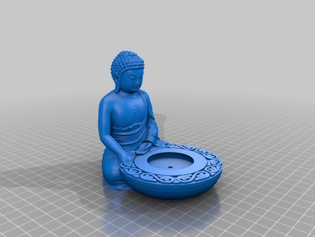 buda incienso sanat 3D print model - Mito3D