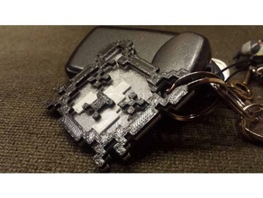 guppy's head keychain binding isaac keychains guppy 3d print model - Mito3D