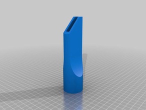 my customized vacuum cleaner crevice replacement parts 3d print model - Mito3D