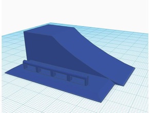 mini dedo conselho skate park A impressão 3d 3d print model - Mito3D