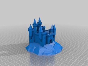 axl s castle edifici e strutture su misura 3d print model - Mito3D