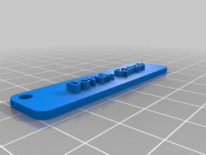doruk g las sinais e logotipos personalizado 3d print model - Mito3D