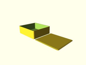 generic project box template tool holders & boxes openscad project-box 3d print model - Mito3D