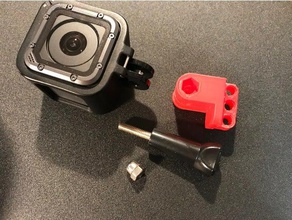 gopro 5 lego ev3 holder hobby 3d print model - Mito3D