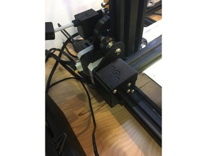 x axis stepper pulley cover cr-10 ender 2 3d printer accessories creality x-axis 3d print model - Mito3D