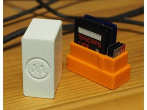 sd usd cards holder computer memory card 3d print model - Mito3D