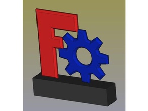 freecad-logo Schilder & logos 3d print model - Mito3D