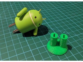 android plug base de l'électronique 3d print model - Mito3D