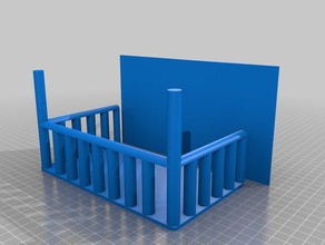 nichoir projet porche de la rambarde L'impression 3d 3d print model - Mito3D