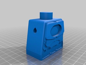 reparado el pecho de lego batman led ojos cura a los usuarios juegos y juguetes 3d print model - Mito3D