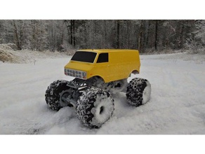 80 van vücut ursa canavar kamyon r c araçlar araba model rc ölçek 3d print model - Mito3D