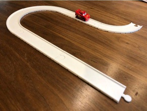 customizeable car track toys & games openscad toy 3d print model - Mito3D
