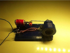 tiny solenoid engine mechanical toys 3d print model - Mito3D
