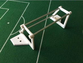 subbuteo goals games soccer tablesoccer 3d print model - Mito3D