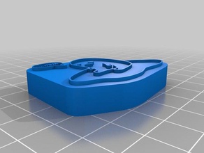 gudetama timbro segni e loghi su misura 3d print model - Mito3D