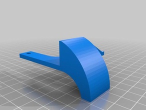 anycubic i3 raccourcie de conduits ventilation L'imprimante 3d pièces fan thermoplastique 3d print model - Mito3D