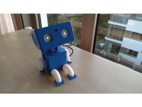 küçük timmy Robotik arduino takip yüz opencv pan tilt ahududu robot 3d print model - Mito3D
