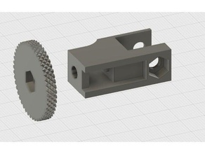 i3 duplicador x polia de correia tensor Impressora 3d peças casulo criar touch wanhao 3d print model - Mito3D