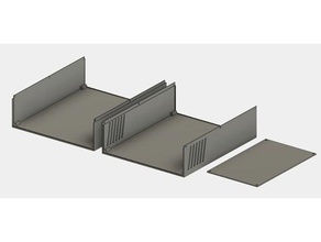 projet personnalisable boîte de l'électronique la cas le conteneur personnalisables boîtier électronique du zone protection ventilation 3d print model - Mito3D