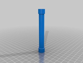 15mm thru axle 9mm bolt adapter 100mm sport & outdoors bike mountain openscad 3d print model - Mito3D