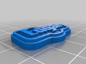 edgar i portachiavi su misura 3d print model - Mito3D