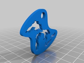 grandes lagos michigan key fob os acessórios 3d print model - Mito3D