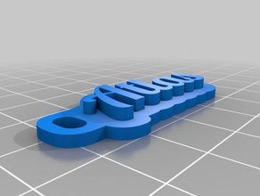 atlas keychain keychains customized 3d print model - Mito3D