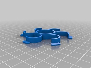 bronze springy spool hub 3d printer accessories customized 3d print model - Mito3D