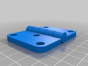 lack hinge parts customized 3d print model - Mito3D