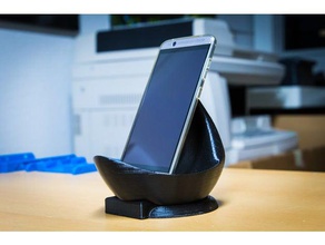 práctico soporte el teléfono móvil a la mano titular smartphone 3d print model - Mito3D