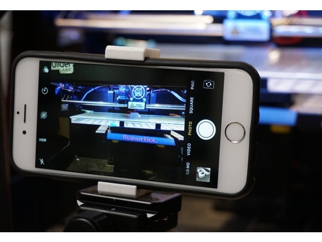 iphone 6 mount tripod camera 3D print model - Mito3D