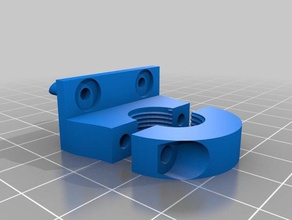 rear bed level sensor holder - larger screw heads 3d printer accessories customized 3d print model - Mito3D