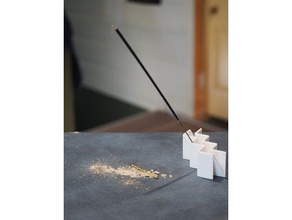 zig-zag incense holder household 3d print model - Mito3D