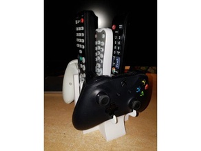 remote-stand-xbox 360-xbox one controller-Halter gadgets Fernbedienung remote-controller Halter xbox-controller stand 3d print model - Mito3D