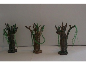 dead tree games boardgame death element elements game scenery terrain old fortress token 3d print model - Mito3D