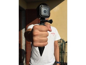 kubotan gopro handle camera 3dcricos action cam 3d print model - Mito3D