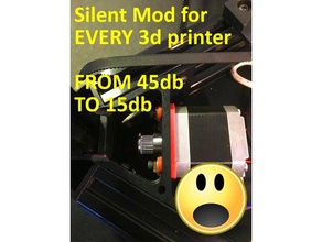 silent mod chaque imprimante 3d doit avoir nema amortisseur Imprimante accessoires anet a8 anycubic flashforge 17 nema17 du bruit prusa i3 silencieux en silicone wanhao duplicateur 3d print model - Mito3D