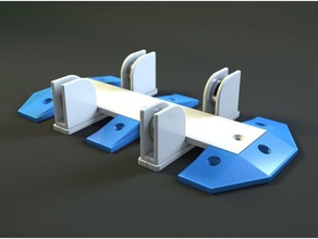 lack table adjustable spool holder - more stable version 3d printer parts filament guide ikea enclosure 3d print model - Mito3D